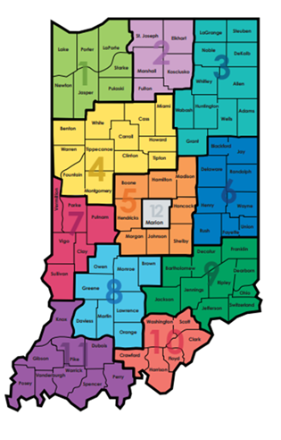 State Map of Economic Growth Regions